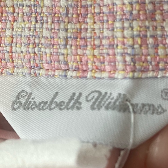 Vintage Elisabeth Williams Pink Plaid Button Down Blazer - Picture 6 of 8